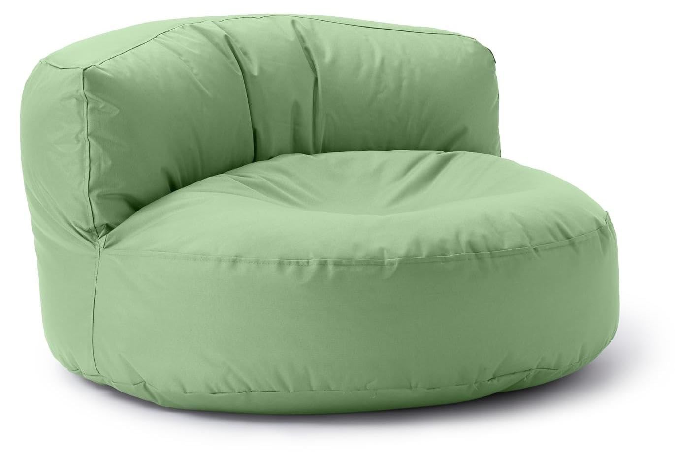 Merkloze Bean Bag Lounge Sofa met waterafstotende en wasbare hoes in pastelgroen