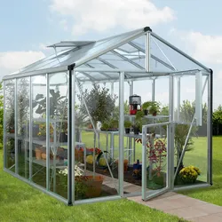 Vitavia Gewächshaus "Zeus 8100",aluminium eloxiert,8,1 m2