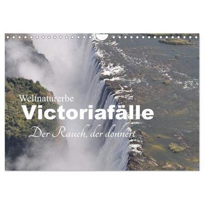 Weltnaturerbe Victoriafälle - Der Rauch, der donnert (Wandkalender 2027 DIN A4 quer), CALVENDO Monatskalender