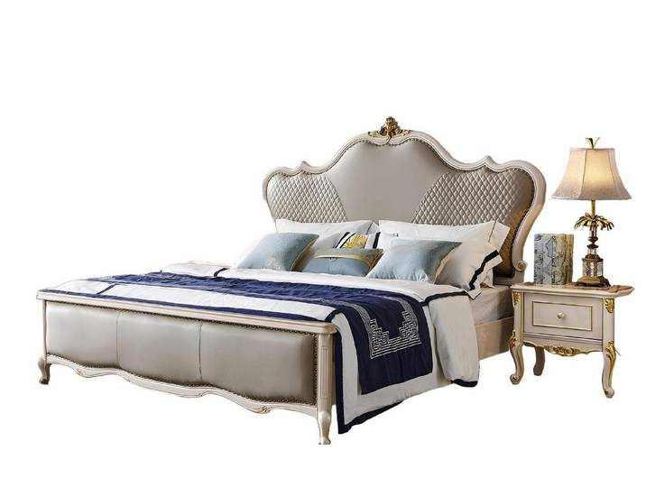 Xlmoebel Bett Elegantes Chesterfield-Bett im Barock-Rokoko-Stil (Bett, Bett), Hergestellt in Europa
