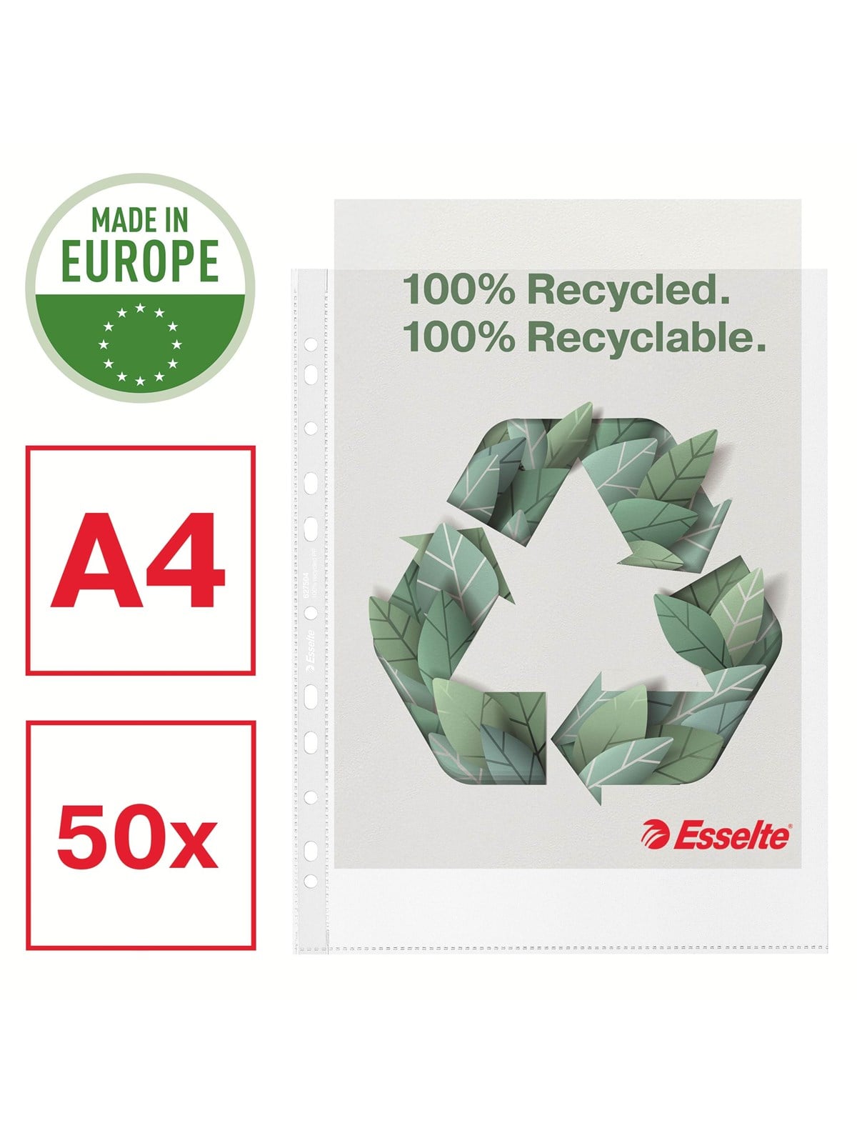 Esselte Premium Prospekthülle 100% recycelt A4 MAXI