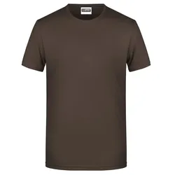 Basic T-Shirt "8008" - S - brown