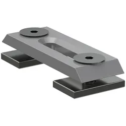 DECKENTRÄGER FÜR GARDINENSTANGEN INNENLAUF 14x35 mm, Smartline (Universal) 1-/2-läufig Langloch, Verzinkt, Packung 2 Stück