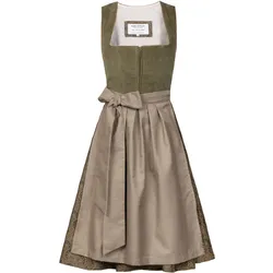 Midi Dirndl Emilia Grün Cord