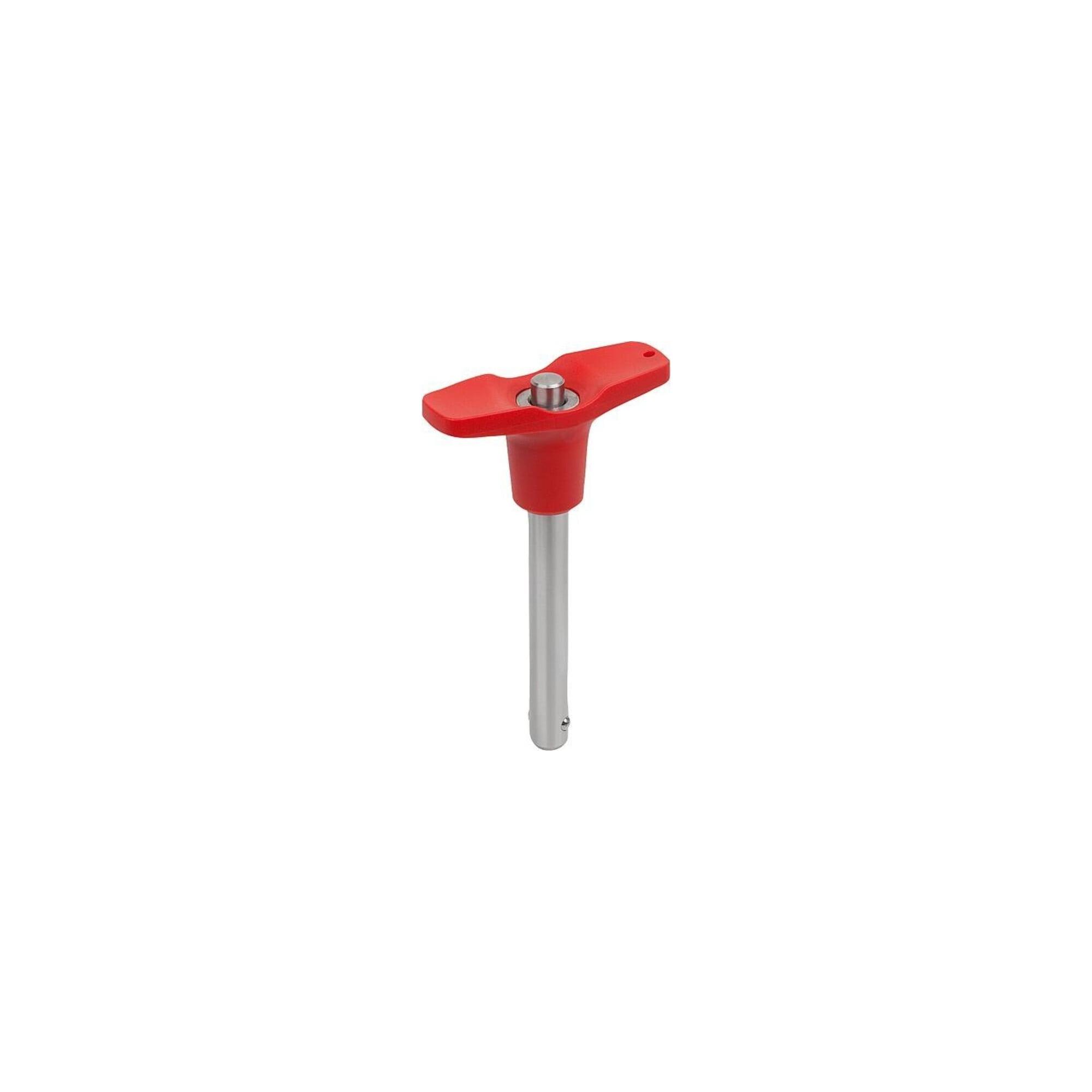 KIPP Kugelsperrbolzen mit T-Griff 16mm 70mm Edelstahl (K0792.20848216070)
