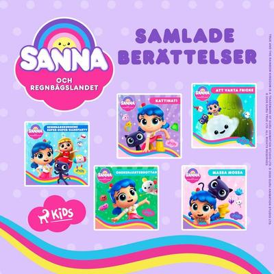 Sanna och Regnbågslandet: Samlade berättelser - Guru Studio, Audio, 9788727336565