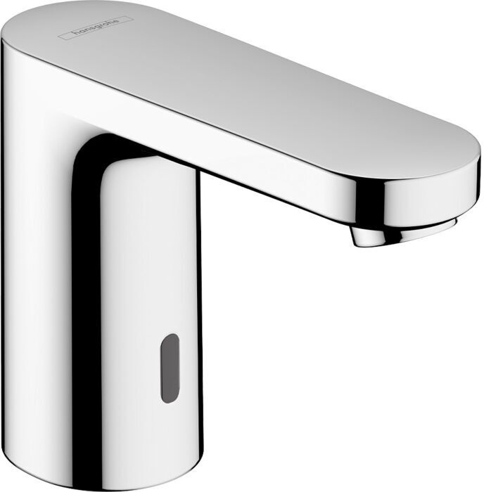 Hansgrohe Vernis Blend Elektronik-Waschtischarmatur 71504000 Netzanschluss 230 V, für Kaltwasser oder vorgemischtes Wasser, chrom
