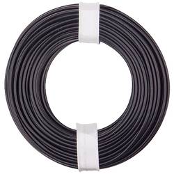 Donau Elektronik 150-011 Litze 1 x 0.50 mm² Schwarz 10 m