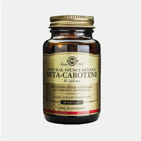 BETA CAROTENO 7mg 60 CAPSULAS SOLGAR