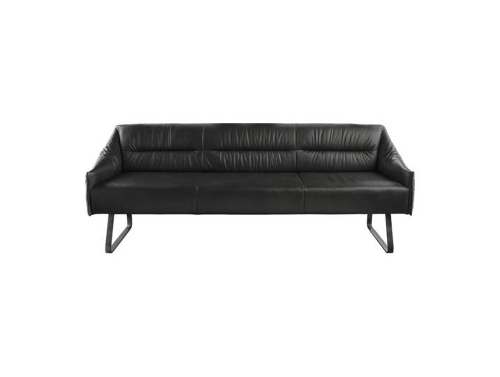 Musterring JustB! SP500 Sitzbank in Leder - Leder Z7799 black pearl - 262 Modern, Zeitlos