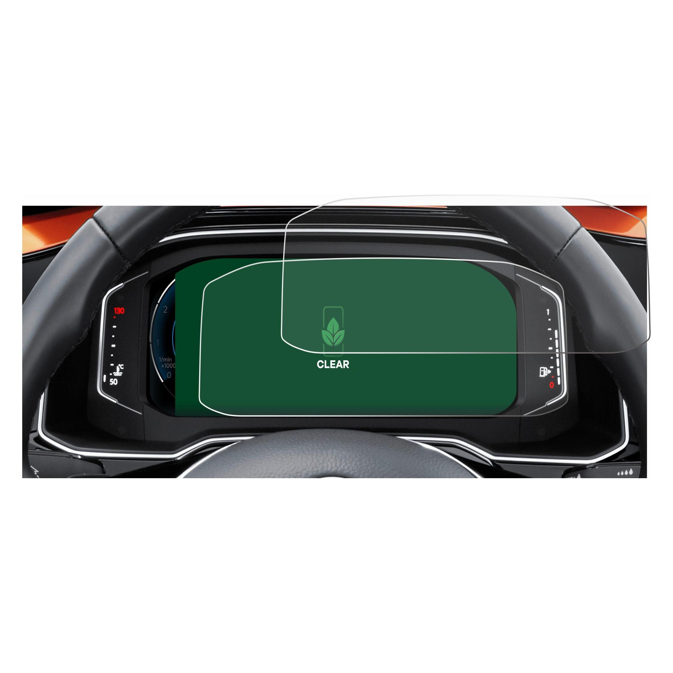 ScreenLeaf Schutzfolie für Volkswagen Polo 6 Digital Cockpit Pro Displayschutz Display Schutz Folie Klar (6144392)