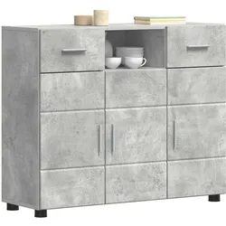 vidaXL, Kleiderschrank Zubehör, Calonica (Sideboard mit 2 Schubladen und 3 Türen)