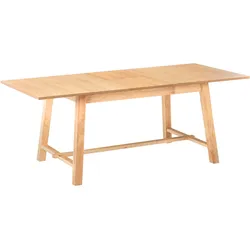 ESSTISCH ausziehbar Helle Esche 160-200/90 cm Barnes