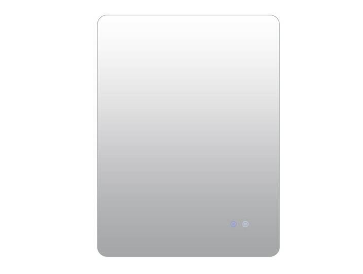 Costway Badezimmerspiegel rechteck silber, Silberfarben, Glas, 60x80x3 cm, Badezimmer, Badezimmerspiegel, Badspiegel