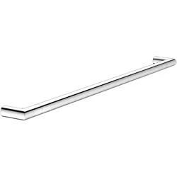 KEUCO REVA Badetuchhalter, Tiefe 800mm, integrierte Haken, 12801010800, Farbe: Verchromt