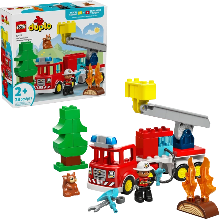 LEGO DUPLO Town 10473 Löschauto mit Schlauch und Feuerwehrmann