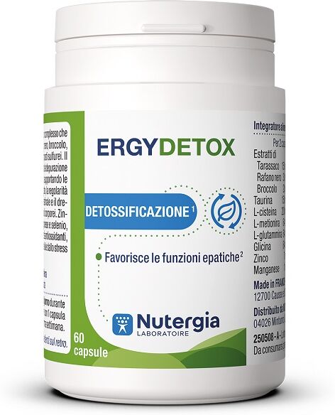 LABORATOIRE NUTERGIA ERGYDETOX 60 Cps