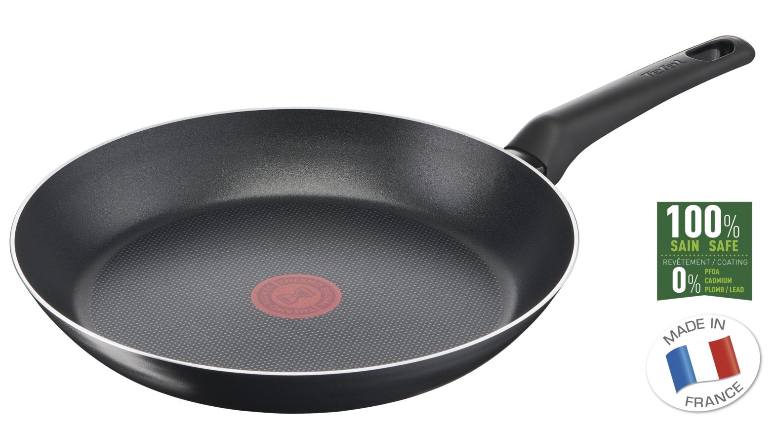 Tefal B57006 Simple Cook Allzweckpfanne 28 cm Rund Titan beschichtet (Schwarz) B5700632