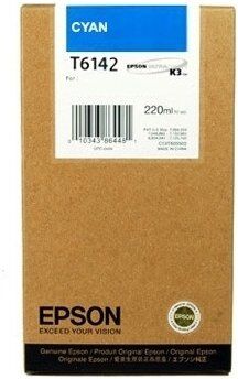 Epson C13t614200 Blækpatron, Blå, 220ml