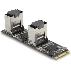 Delock Konverter M.2 2280 Key B+M Stecker zu 8 x SATA, SSD + Festplatte Zubehör