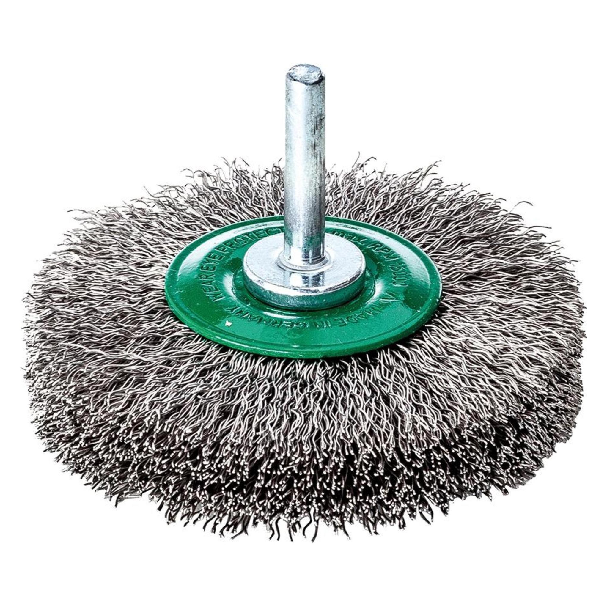 Lessmann Rundbürste Ø 40 x 6 - 8 mm Stahldraht rostfrei (414342)