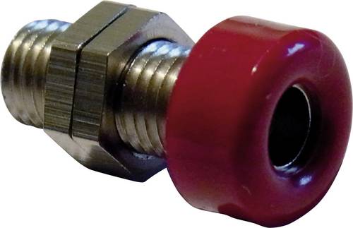 Schnepp Laborbuchse Buchse, Einbau vertikal Stift-Ø: 4mm Rot
