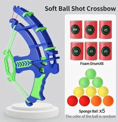 Uplifted Finds Kids' Soft Bullet Target Practice Educational Shooting Toy Set 1 Set