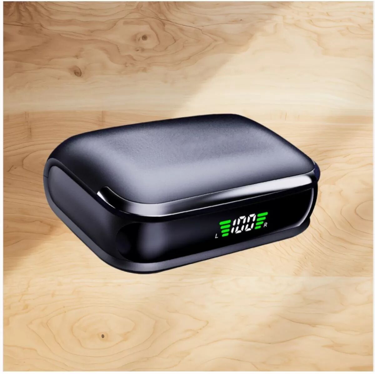 INF Écouteurs sans fil à crochet d'oreille pour sport - Maintien ergonomique, charge rapide et batterie 480mAh Le noir