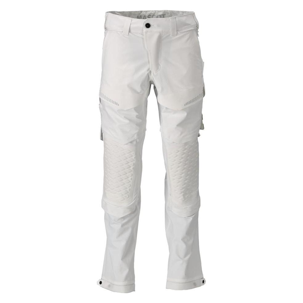 Mascot Stretch-Hose leicht m. Kniet. weiss, Gr.82C46 (49) (229309)
