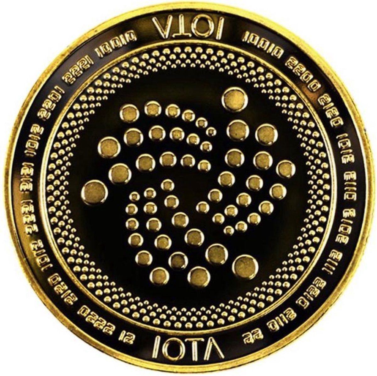 CHPN Iota Munt - Goudkleurige Cryptomunt voor Verzamelaars