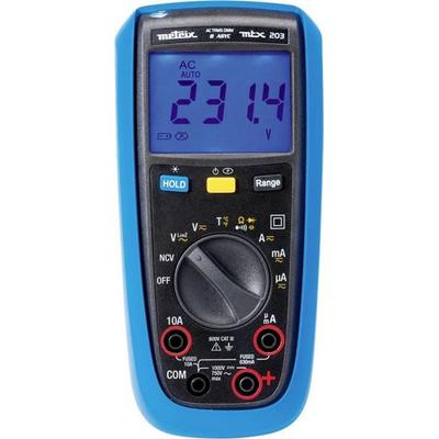 Metrix MTX 203 Hand-Multimeter digital Spritzwassergeschützt (IP54) CAT III 600 V Anzeige (Counts): 6000