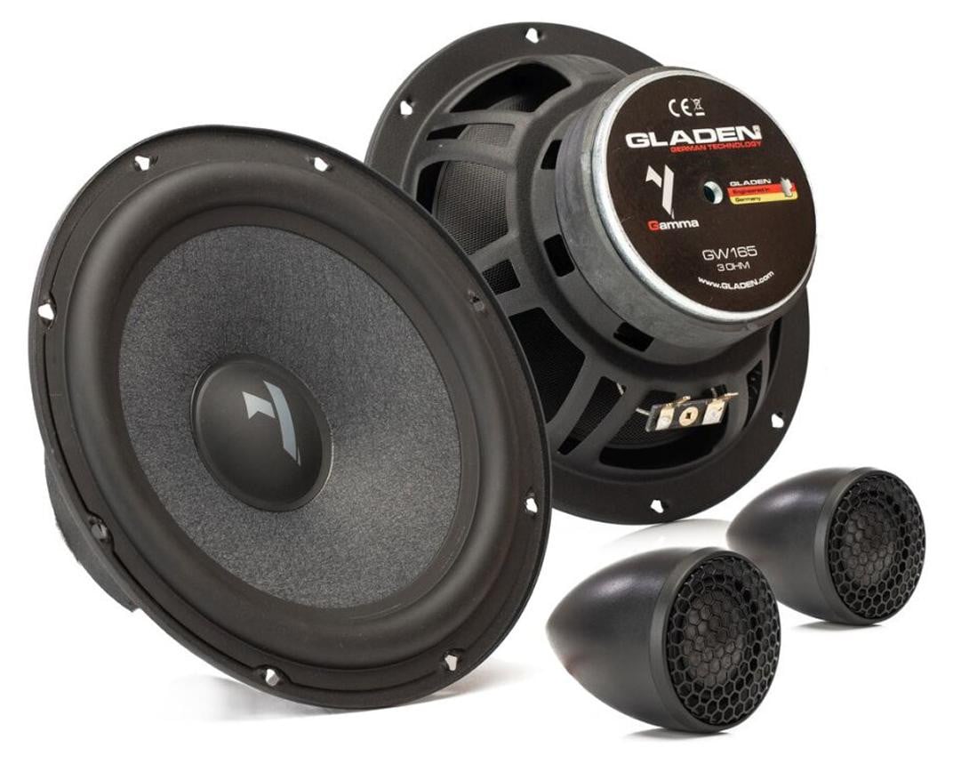 Gladen Gamma 165.2 AC 2-weg actieve componentenset 16 cm