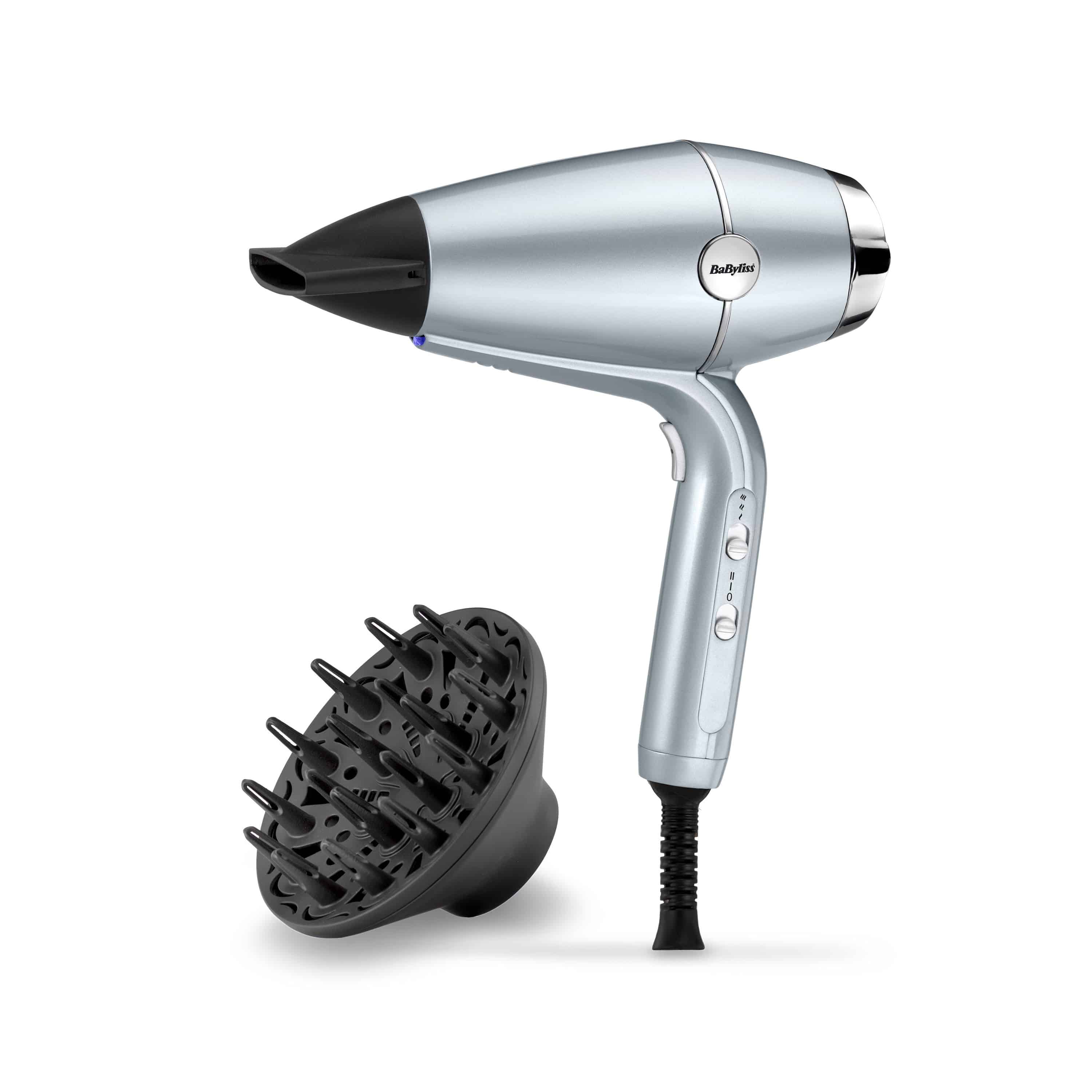 BaByliss D773DE Hydro Fusion Haartrockner 2100 W (Metallisch)