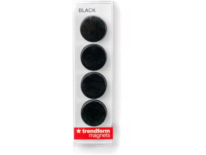 Trendform Magnete Black 4 Stück