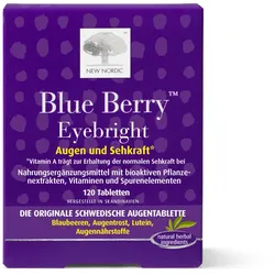 NEW NORDIC Blue Berry Eyebright 120 St Tabletten