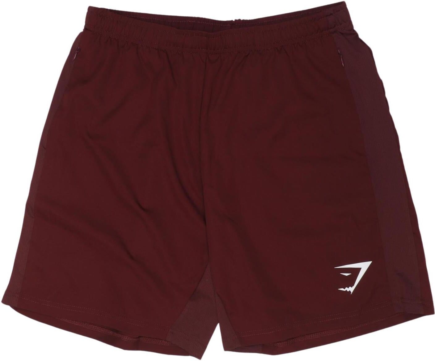 Gymshark Herren Shorts, Bordeaux, Gr. L, Synthetik - Second Hand