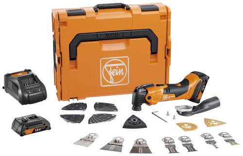 Fein Multimaster AMM 500 Plus 71293864000 Akku-Multifunktionswerkzeug inkl. Akku, inkl. 2. Akku, inkl. Ladegerät, mit Zubehör