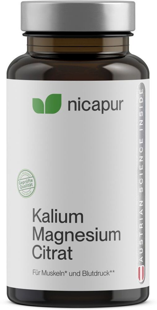 Nicapur Kalium Magnesium Citrat Kapseln 60 St