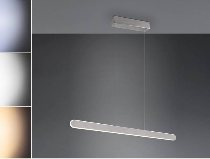 TRIO LED-Pendelleuchte LB25 HELIOS 28W 2700-6500K direkt/ind. alu