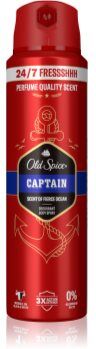 Old Spice Captain desodorizante em spray 200 ml. Captain