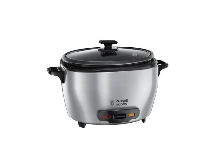 RUSSELL HOBBS Reiskocher Maxicook 5 l , silber (schwarz), B:35,8cm H:24,2cm T:35cm, Reiskocher, Reiskocher