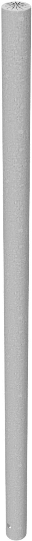 Schake Standrohr Ø60mm 1,50m verzinkt + Aludeckel, inkl Erdanker (419_600)