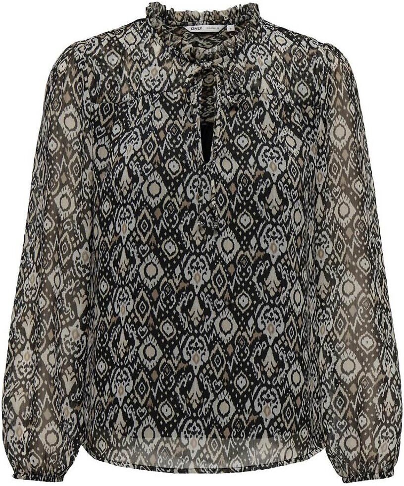 ONLY Blouse fluide, col montant