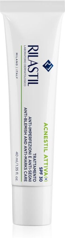 Rilastil Acnestil Attiva (+) face cream to treat skin imperfections SPF 30 40 ml
