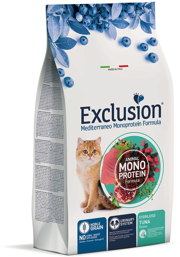 Exclusion Cat Mediterraneo Monoprotein Adult Sterilized al Tonno 1.5KG