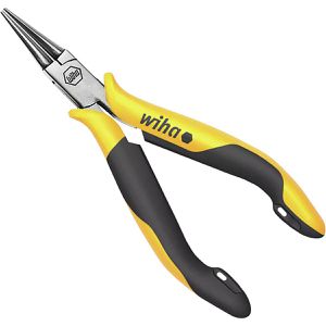 Wiha Rundzange 26804, 120 mm, kurze Backen, Griffe elektrisch ableitend, ESD