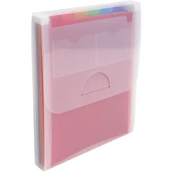 Exacompta Fächermappe Crystal, A4, 6 Fächer