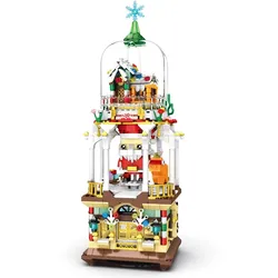 Reobrix 66004 Christmas Fantasies Weihnachtsdorf Klemmbaustein 843 Teile ab 14