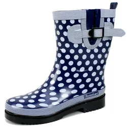 Bockstiegel  Dorin Damen Gummistiefel dunkelblau multi