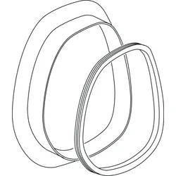 Ideal Standard Dichtrahmen kpl. A963510NU